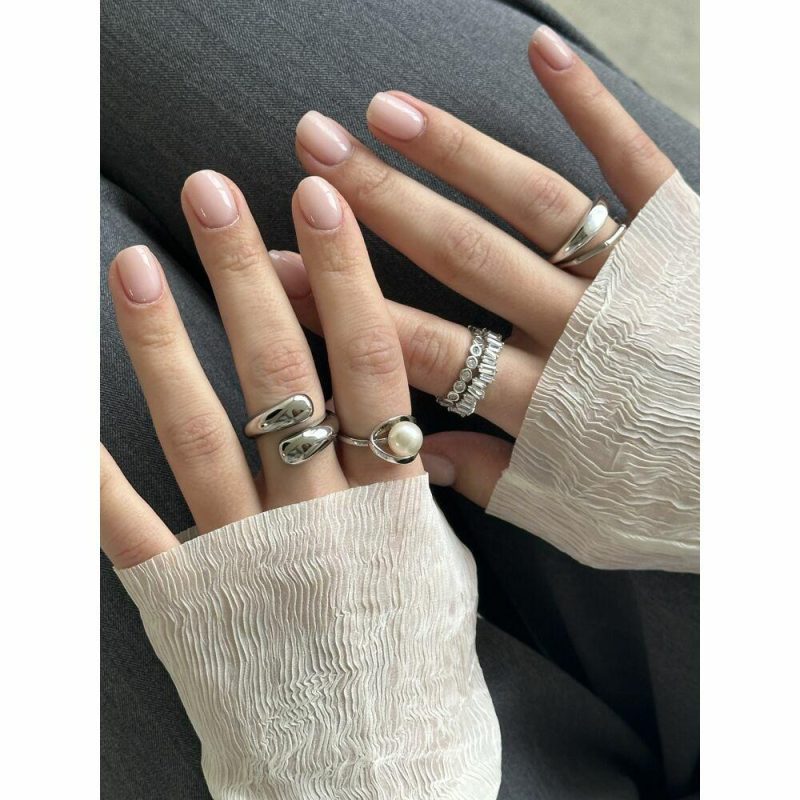 Bagues | Bague en Argent, Ovale Pas de couleur – Femmes Bagues Bagues