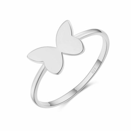 Bagues | Bague en Argent, Papillon – Femmes Bagues Bagues