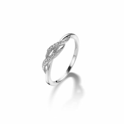 Bagues | Bague en Argent, Pierres Ondulantes Blanc – Femmes Bagues Bagues