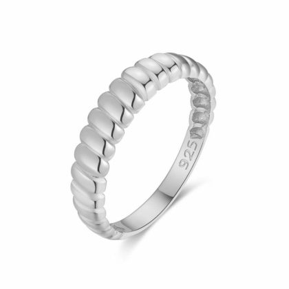 Bagues | Bague en Argent, Strié – Femmes Bagues Bagues