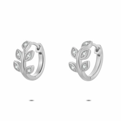 Boucles D’oreilles | Boucles D’Oreilles en Argent, Branche Blanc – Femmes Bijoux Blanc