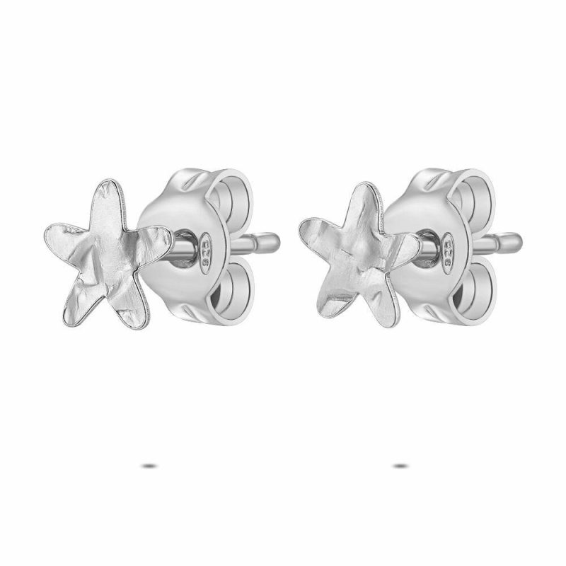 Boucles D’oreilles | Boucles D’Oreilles en Argent, Étoile Pas de couleur – Enfants/Femmes Bijoux Boucles D'oreilles