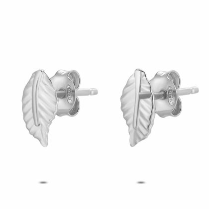 Boucles D’oreilles | Boucles D’Oreilles en Argent, Feuille Pas de couleur – Enfants/Femmes Bijoux Boucles D'oreilles