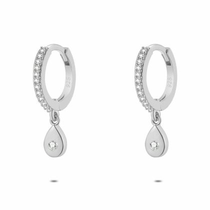 Boucles D’oreilles | Boucles D’Oreilles en Argent, Goutte Blanc – Femmes Bijoux Blanc