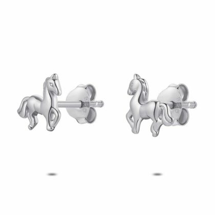 Boucles D’oreilles | Boucles D’Oreilles en Argent, Petit Cheval Pas de couleur – Enfants Bijoux Boucles D'oreilles