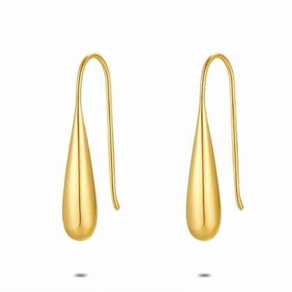 Boucles D’oreilles | Boucles D’Oreilles en Argent Plaqué Or 18Ct, Goutte Pas de couleur – Femmes Bijoux Boucles D'oreilles