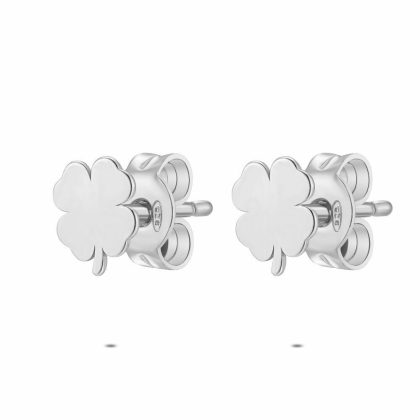 Boucles D’oreilles | Boucles D’Oreilles en Argent, Trèfle Pas de couleur – Enfants/Femmes Bijoux Boucles D'oreilles