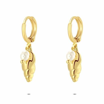 Boucles D’oreilles | Boucles D’Oreilles Haute Fantaisie, Coquillage Blanc – Femmes Bijoux Blanc