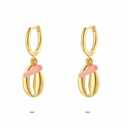 Boucles D’oreilles | Boucles D’Oreilles Haute Fantaisie, Coquillage Rose – Femmes Bijoux Boucles D'oreilles