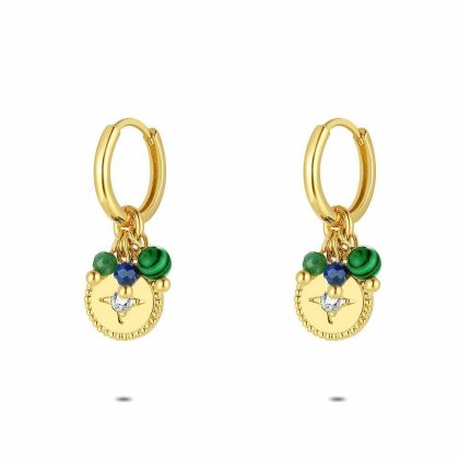 Boucles D’oreilles | Boucles D’Oreilles Haute Fantaisie, Pierres Semi-Précieuses Malachite Multi – Femmes Bijoux Boucles D'oreilles