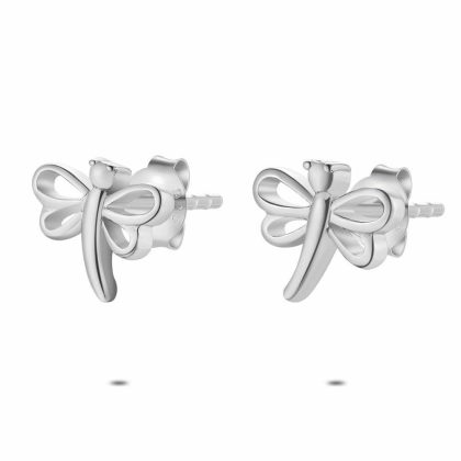 Boucles D’oreilles | Boucles D’Oreilles en Argent, Libellule, 9 mm Pas de couleur – Enfants/Femmes Bijoux Boucles D'oreilles