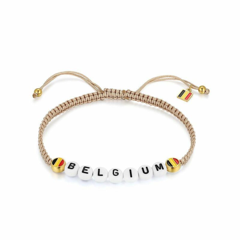 Bracelets | Bracelet Belgique Femmes, Beige Beige – Femmes Bijoux Beige