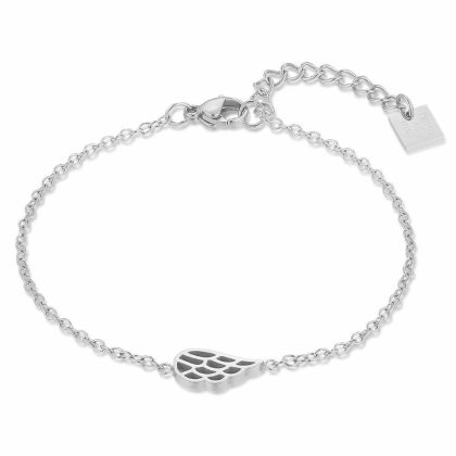 Bracelets | Bracelet en Acier Poli, Aile – Femmes Bijoux Bracelets