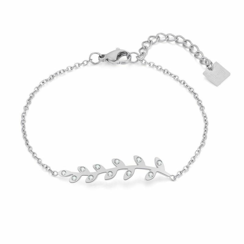 Bracelets | Bracelet en Acier Poli, Branche Blanc – Femmes Bijoux Blanc