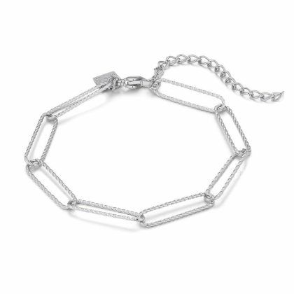 Bracelets | Bracelet en Acier Poli, Maillons Ovales – Femmes Bijoux Bracelets