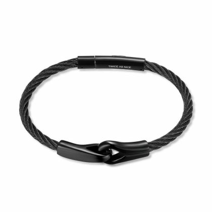 Bracelets | Bracelet en Acier Poli Noir – Hommes Bijoux Bracelets