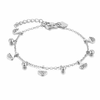 Bracelets | Bracelet en Acier Poli, Petits Soleils et Boules – Femmes Bijoux Bracelets