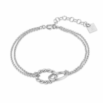 Bracelets | Bracelet en Argent, 2 Maillons Ovales Pas de couleur – Femmes Bijoux Bracelets