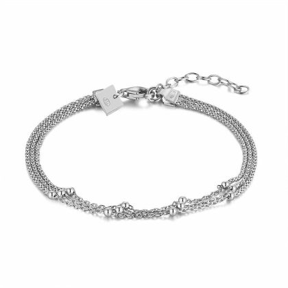 Bracelets | Bracelet en Argent, 3 Chaînes, Petites Boules Pas de couleur – Femmes Bijoux Bracelets