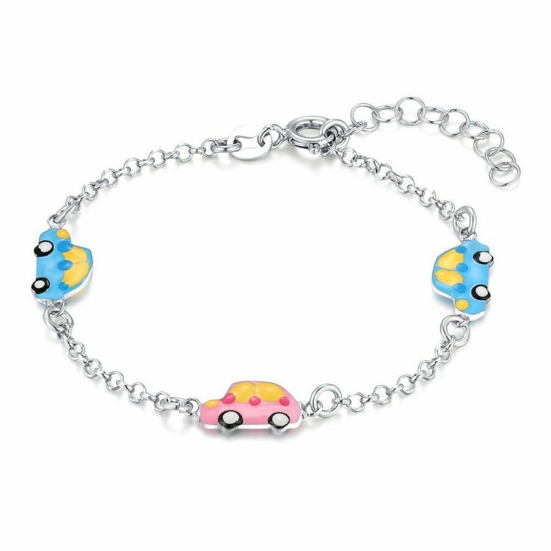 Bracelets | Bracelet en Argent, 3 Voitures Multi – Enfants Bijoux Bracelets