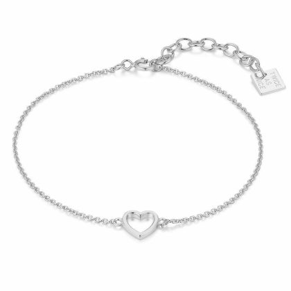 Bracelets | Bracelet en Argent, Cœur Ouvert Pas de couleur – Femmes Bijoux Bracelets