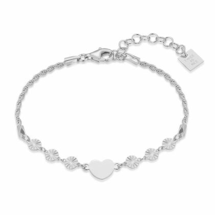 Bracelets | Bracelet en Argent, Coeur et Ronds Pas de couleur – Femmes Bijoux Bracelets