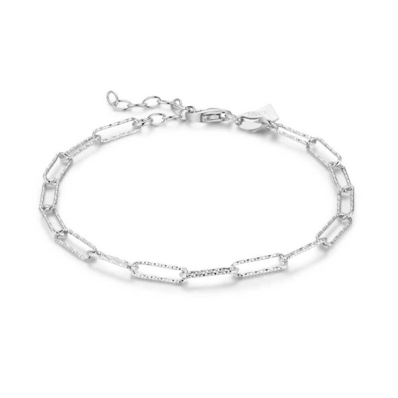 Bracelets | Bracelet en Argent, Liens Ovales Pas de couleur – Femmes Bijoux Bracelets