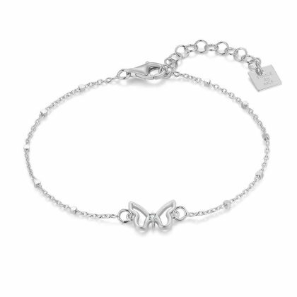 Bracelets | Bracelet en Argent, Papillon Blanc – Femmes Bijoux Blanc