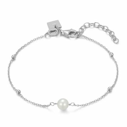 Bracelets | Bracelet en Argent, Perle D’Eau Douce Blanc – Femmes Bijoux Blanc