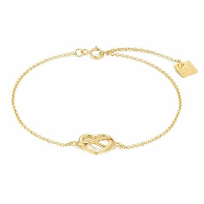 Bracelets | Bracelet en Argent Plaqué Or 18Ct, Coeur et Infinity Pas de couleur – Femmes Bijoux Bracelets