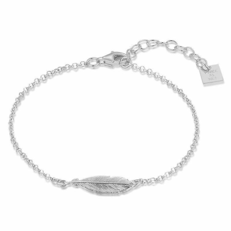 Bracelets | Bracelet en Argent, Plume Pas de couleur – Femmes Bijoux Bracelets