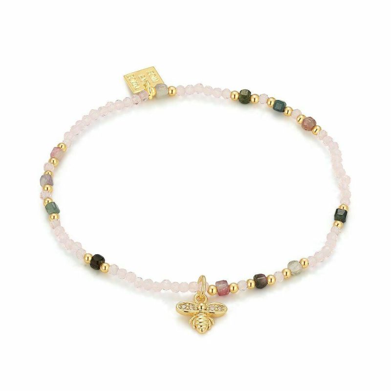 Bracelets | Bracelet Haute Fantaisie, Abeille Rose – Enfants/Femmes Bijoux Bracelets