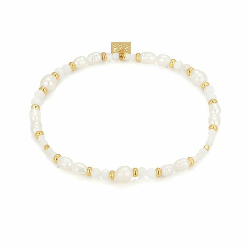 Bracelets | Bracelet Haute Fantaisie, Blanc Blanc – Femmes Bijoux Blanc