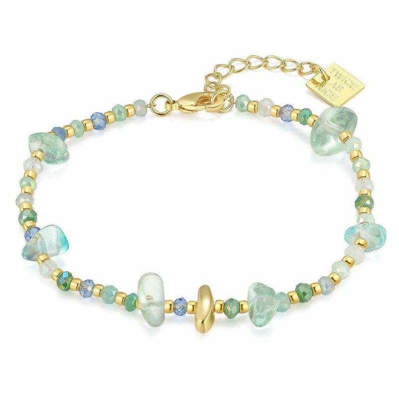 Bracelets | Bracelet Haute Fantaisie, Bleu et Vert Vert – Femmes Bijoux Bracelets