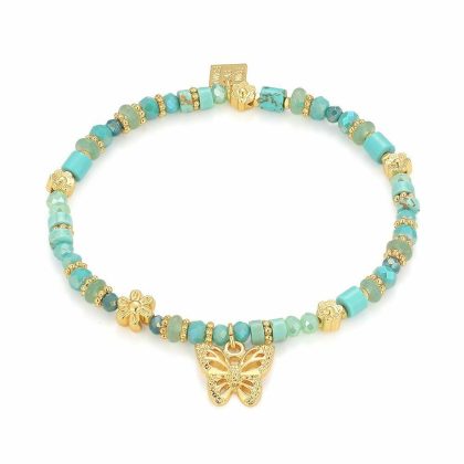 Bracelets | Bracelet Haute Fantaisie, Papillon Turquoise – Femmes Bijoux Bracelets