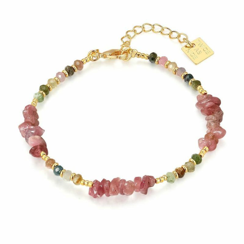 Bracelets | Bracelet Haute Fantaisie, Pierres Semi-Précieuses Tourmaline Multi – Femmes Bijoux Bracelets