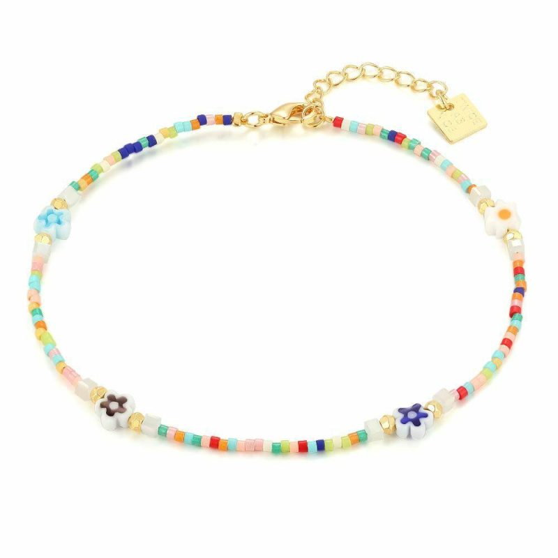 Bracelets | Chevillière Haute Fantaisie, Fleurs Multi Couleur Multi – Femmes Bijoux Bracelets