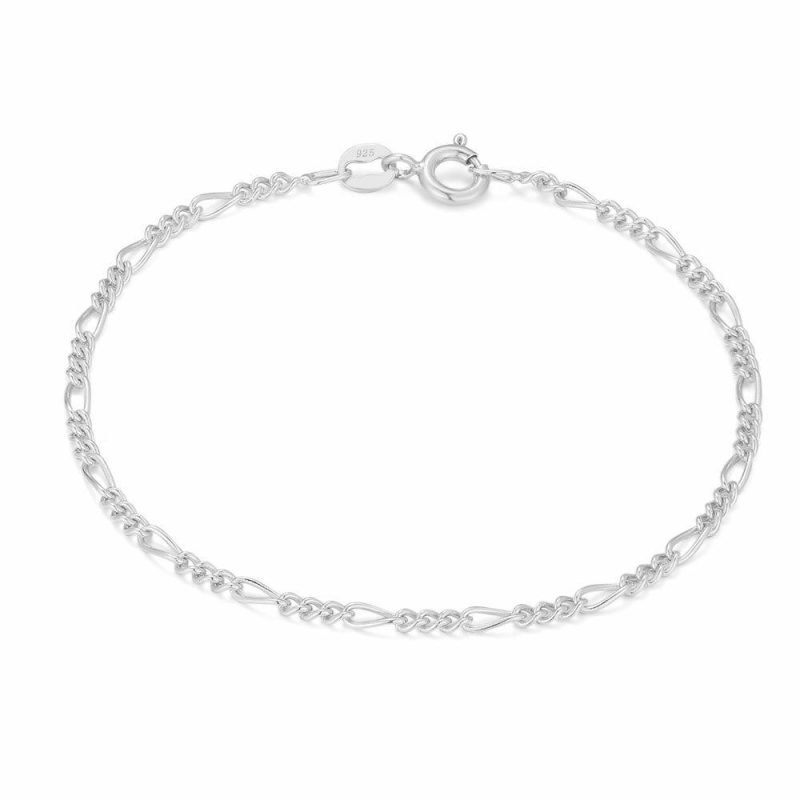 Chaînes | Bracelet en Argent, Figaro Pas de couleur – Femmes Bijoux Chaînes