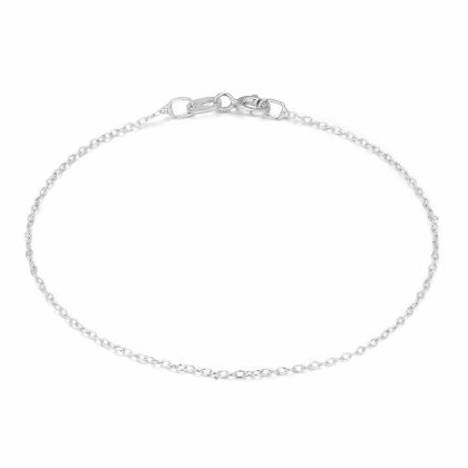 Chaînes | Bracelet en Argent, Maillons Ovales Pas de couleur – Femmes Bijoux Chaînes