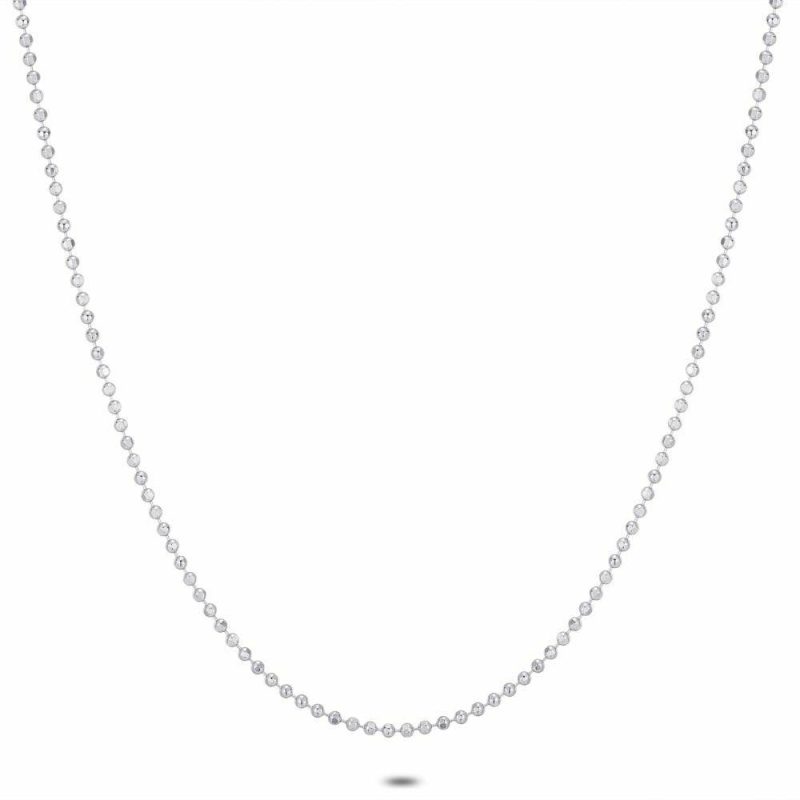 Chaînes | Collier en Argent, Chaîne de Boules, 1,5 mm Pas de couleur – Femmes Bijoux Chaînes