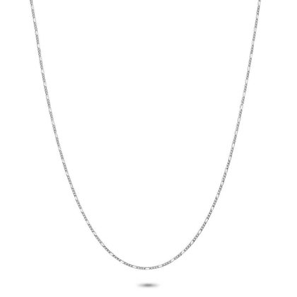 Chaînes | Collier en Argent, Chaine Figaro 1,5 mm Pas de couleur – Femmes Bijoux Chaînes