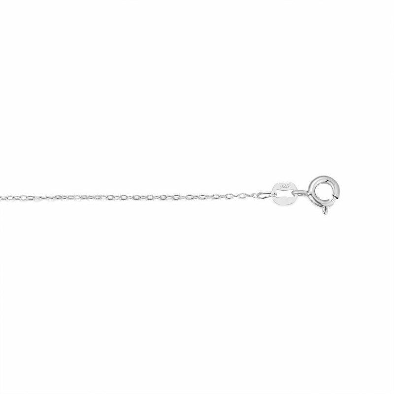 Chaînes | Collier en Argent, Maillons Ovales Pas de couleur – Femmes Bijoux Chaînes