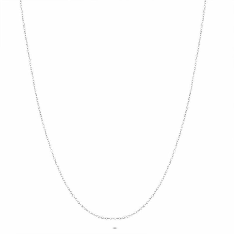 Chaînes | Collier en Argent, Maillons Ovales Pas de couleur – Femmes Bijoux Chaînes