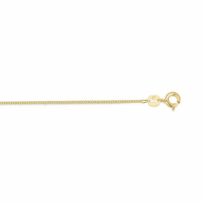 Chaînes | Collier en Argent Plaqué Or 18Ct, Gourmette Pas de couleur – Femmes Bijoux Chaînes