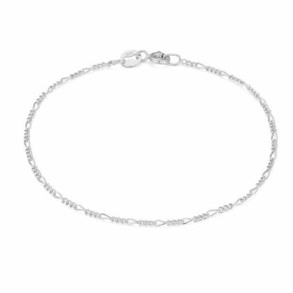 Colliers | Bracelet en Argent, Figaro Pas de couleur – Femmes Bijoux Chaînes