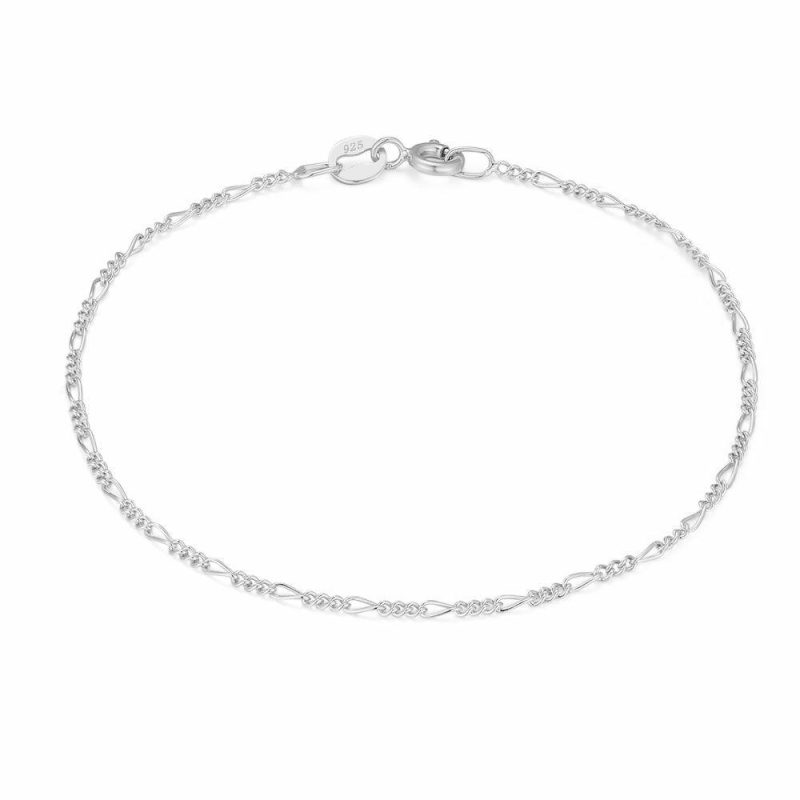 Colliers | Bracelet en Argent, Figaro Pas de couleur – Femmes Bijoux Chaînes