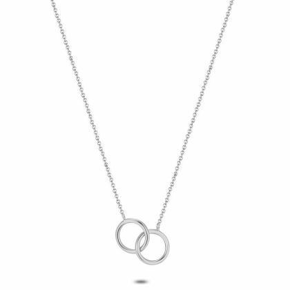 Colliers | Collier en Argent, 2 Cercles Pas de couleur – Femmes Bijoux Colliers