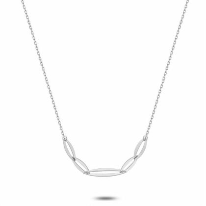 Colliers | Collier en Argent, 5 Ellipses Zilverkleur – Femmes Bijoux Colliers