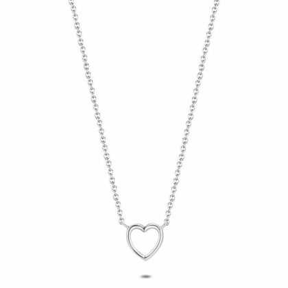 Colliers | Collier en Argent, Coeur Ouvert Pas de couleur – Femmes Bijoux Colliers