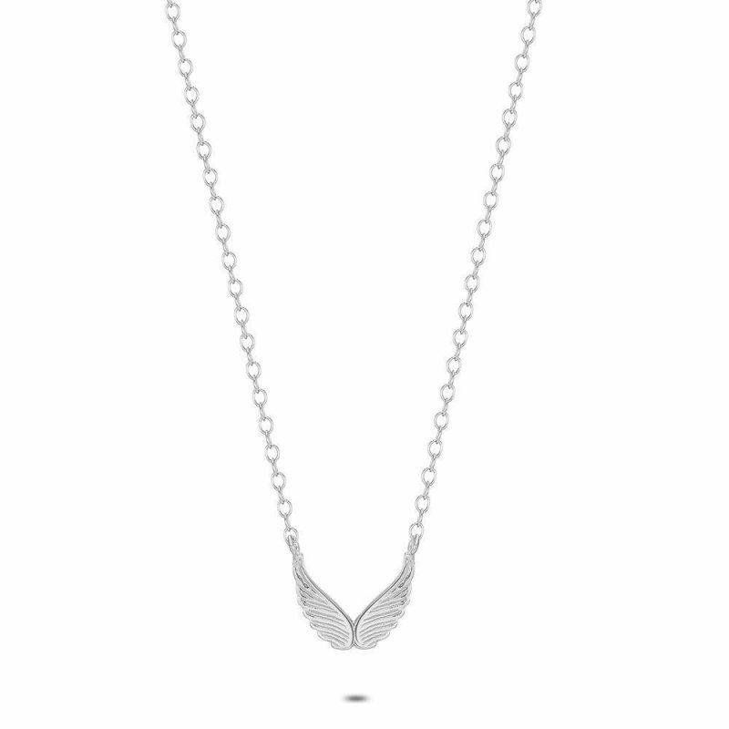 Colliers | Collier en Argent, Deux Ailes Pas de couleur – Femmes Bijoux Colliers